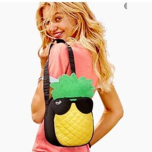 Pink Victoria secret 
Pineapple Kids Shoulder Bag - Green and Yellow.